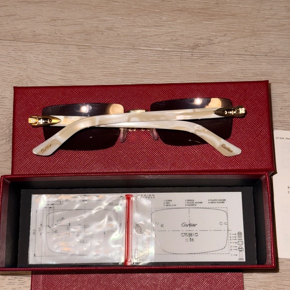 Cartier wood sunglasses, brand new main image 5